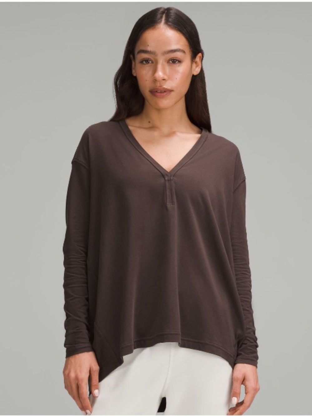 Lululemon Back in Action V-neck Long Sleeve shirt